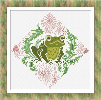 click here to view larger image of Damask and Frog (chart)
