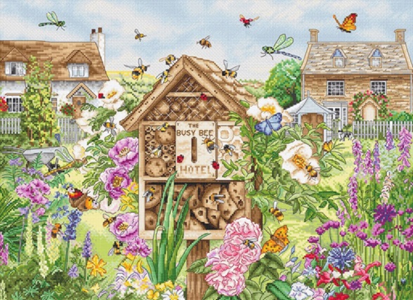 click here to view larger image of Busy Bee Hotel (counted cross stitch kit)