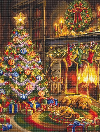 click here to view larger image of Christmas Eve (counted cross stitch kit)