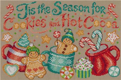 click here to view larger image of Hot Cocoa Season - Ursula Michael (counted cross stitch kit)