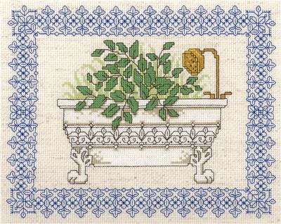 click here to view larger image of Bathtub - Diane Arthurs (counted cross stitch kit)