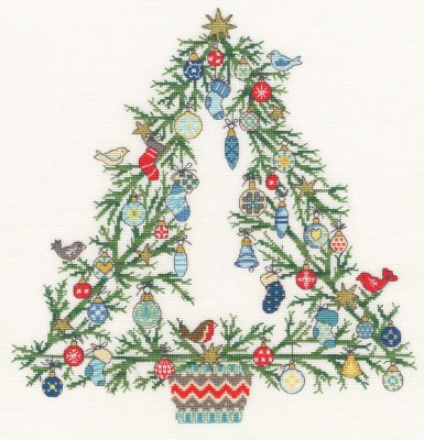 click here to view larger image of Tree of Joy (counted cross stitch kit)