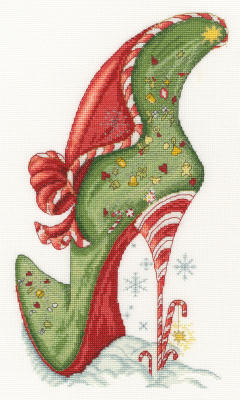 click here to view larger image of Candy Canes (counted cross stitch kit)
