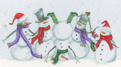 click here to view larger image of Frosty Frolics (counted cross stitch kit)