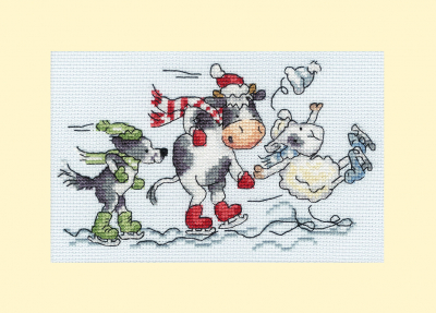 click here to view larger image of Card - Almost Nearly Whoopsie!  (counted cross stitch kit)