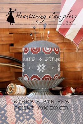 click here to view larger image of Stars & Stripes Penny Pin Drum (chart)