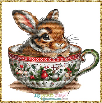 click here to view larger image of Christmas Animal Cup - Rabbit (chart)