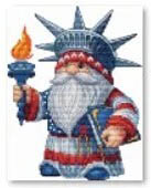 click here to view larger image of Gnome Patriotic Magnet (accessory)