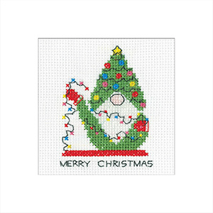 click here to view larger image of Gonk - Christmas Lights (counted cross stitch kit)