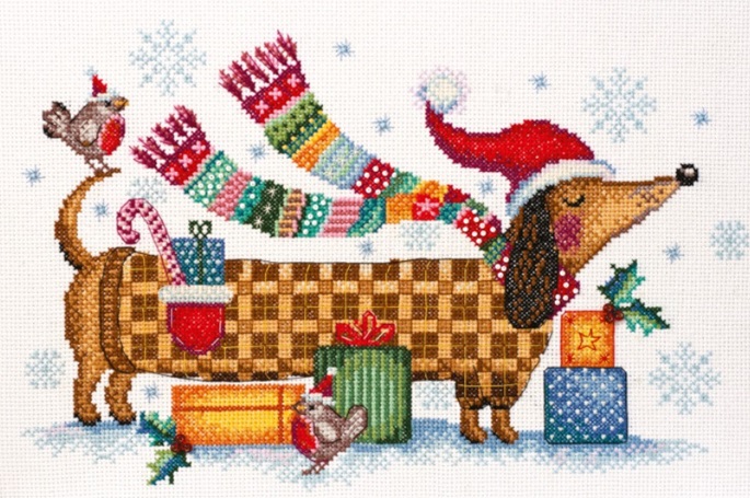 click here to view larger image of I am Feeling a Holiday (counted cross stitch kit)