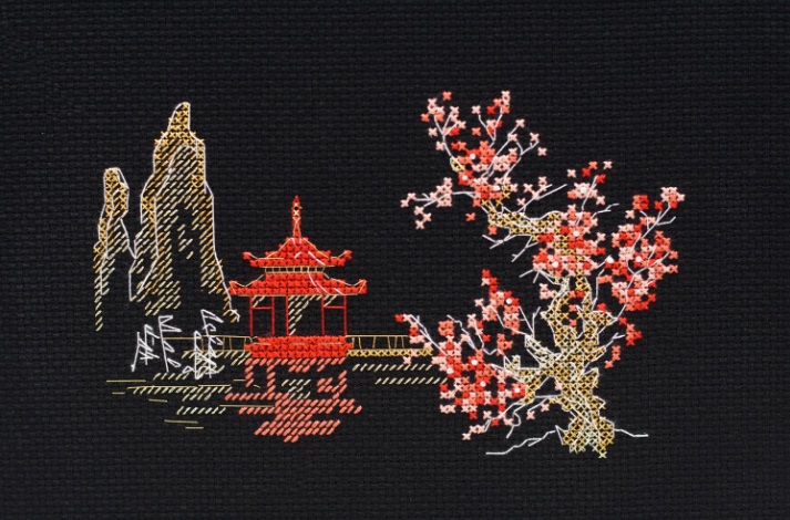 click here to view larger image of Japan 2 (counted cross stitch kit)