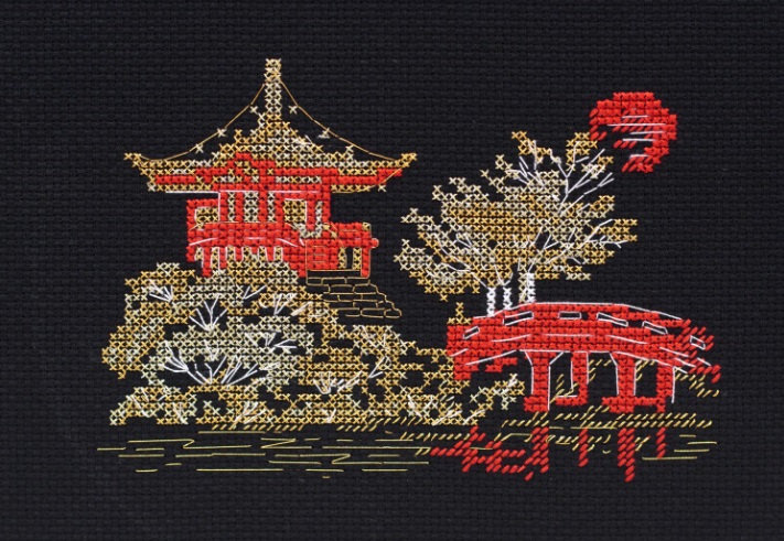 click here to view larger image of Japan 1 (counted cross stitch kit)