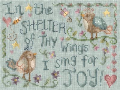 click here to view larger image of Shelter of Thy Wings, The - Gail Bussi (counted cross stitch kit)