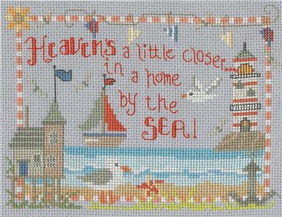 click here to view larger image of House by the Sea - Gail Bussi (counted cross stitch kit)