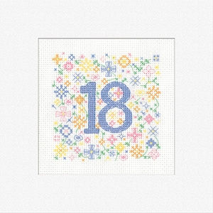 click here to view larger image of Greeting Card - Occasion 18 (counted cross stitch kit)