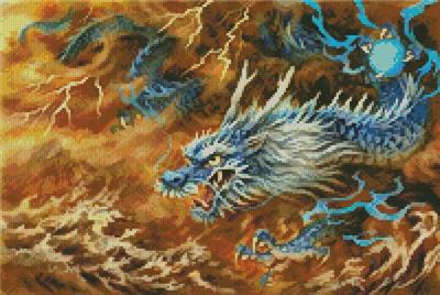click here to view larger image of Blue Dragon of the East/Mini (chart)