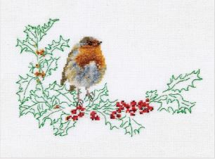 click here to view larger image of Winter Robin   (counted cross stitch kit)