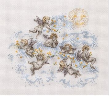 click here to view larger image of Little Angels (counted cross stitch kit)