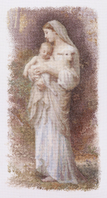 click here to view larger image of Blessed Virgin Mary, The (counted cross stitch kit)
