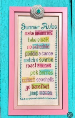 click here to view larger image of Summer Rules (chart)