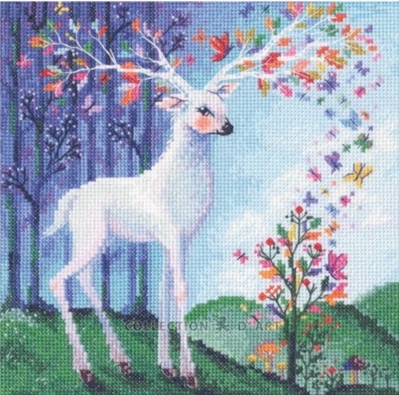 click here to view larger image of Spirit of the Forest (counted cross stitch kit)