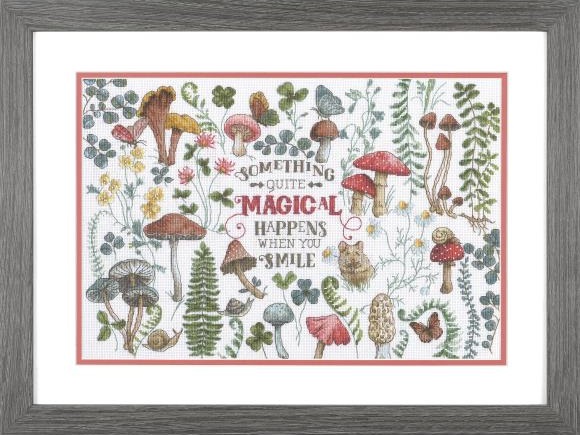 click here to view larger image of Woodland Magic (counted cross stitch kit)