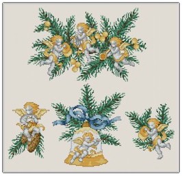 click here to view larger image of Angel Ornaments (chart)