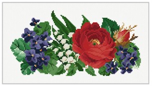 click here to view larger image of Rose Motif (chart)