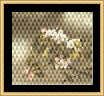 click here to view larger image of Hummingbird and Apple Blossom (Martin Johnson Heade) (chart)