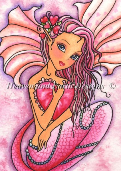 click here to view larger image of Sweetheart Mermaid - Quick Stitch (chart)