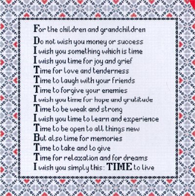 click here to view larger image of I Wish You Time (Children) (chart)