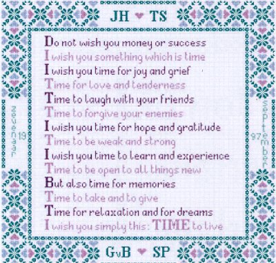 click here to view larger image of I Wish You Time (chart)