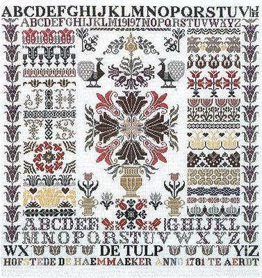 click here to view larger image of Tulip Sampler (chart)