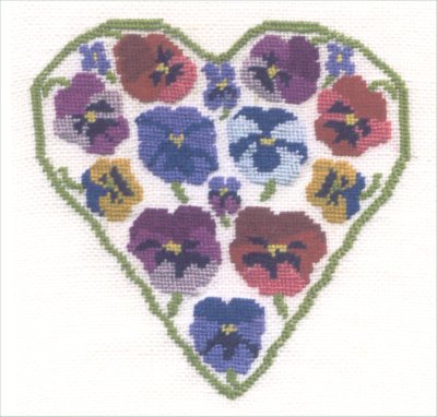 click here to view larger image of Lovely Little Pansies (chart)