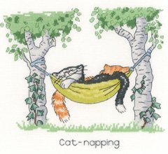 click here to view larger image of Cat Napping  (chart)