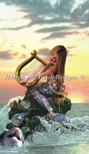 click here to view larger image of Mermaid With Harp (chart)