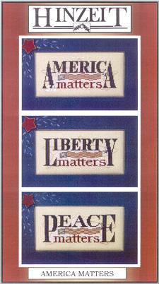 click here to view larger image of America Matters (chart with charms/buttons)
