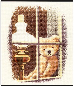 click here to view larger image of William in the Window (counted cross stitch kit)