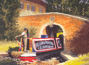 click here to view larger image of Under The Bridge (counted cross stitch kit)