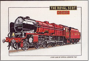 click here to view larger image of Royal Scot Trains - Dave Shaw (chart)