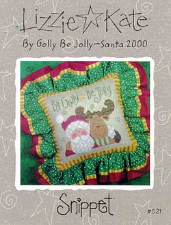 click here to view larger image of By Golly Be Jolly - Santa 2000 Snippet (chart)
