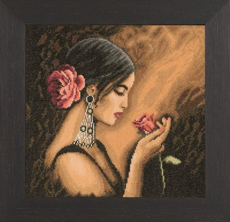 click here to view larger image of Spanish Beauty (counted cross stitch kit)
