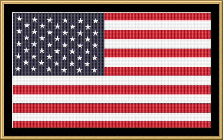 click here to view larger image of American Flag (chart)