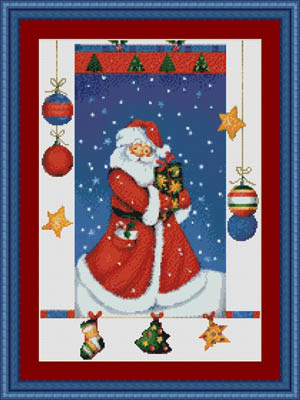 click here to view larger image of Christmas Santa (chart)