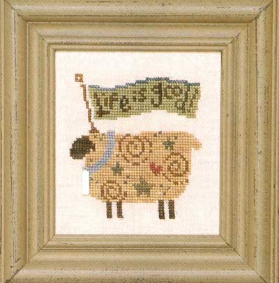 click here to view larger image of Life Is Good Ewe (counted cross stitch kit)