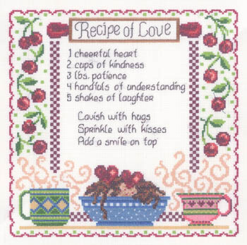 click here to view larger image of Recipe of Love (chart)