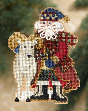 click here to view larger image of Teton Santa (2008) (counted cross stitch kit)