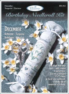 click here to view larger image of December Birthday Needleroll  (chart)