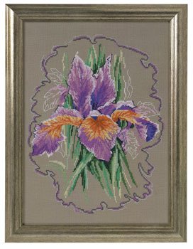 click here to view larger image of Iris (counted cross stitch kit)
