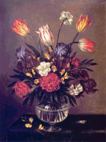 click here to view larger image of Vase of Flowers - Antonio Ponce (chart)